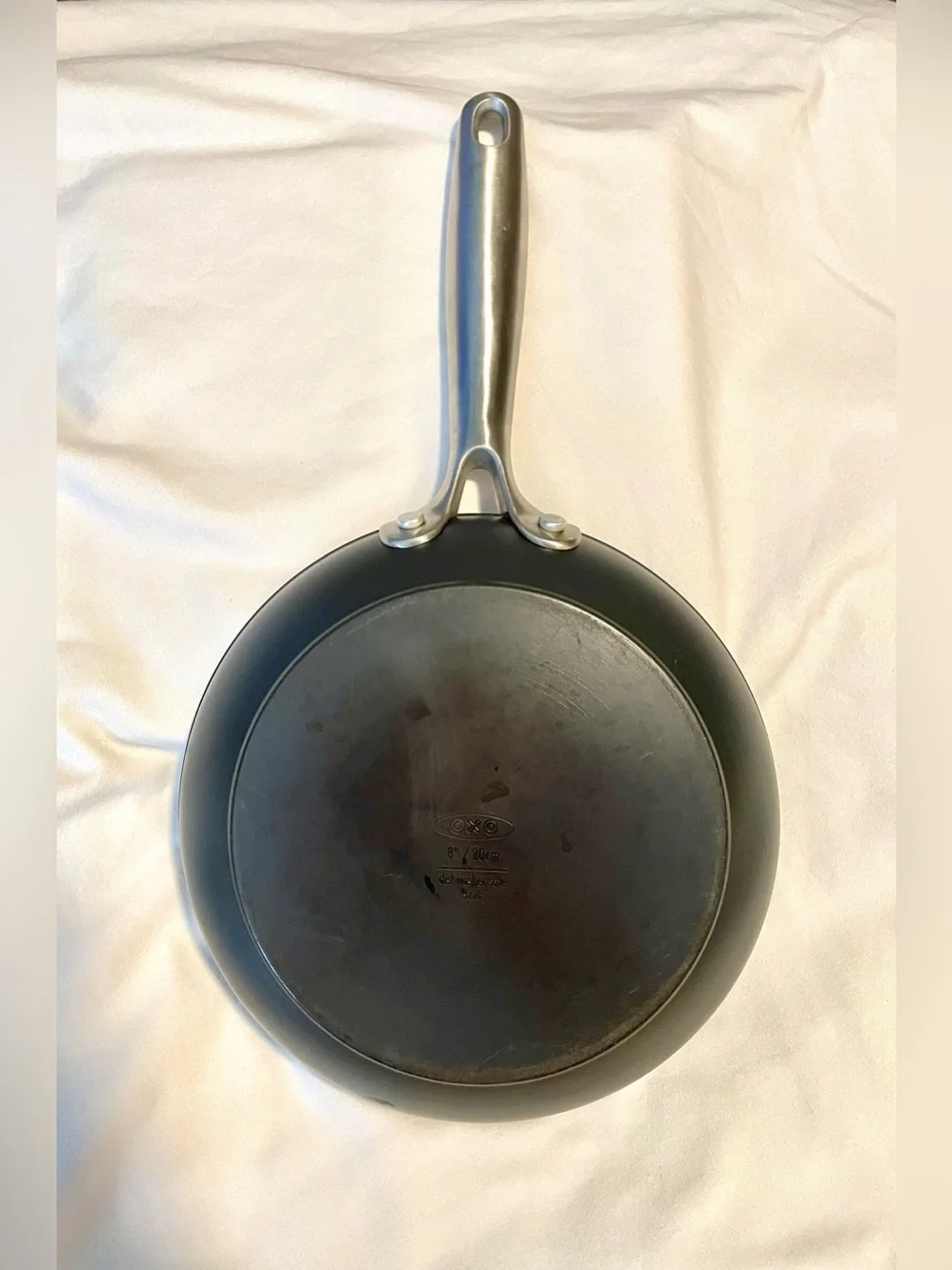 OXO Steel Non-Stick Frying Pan - 8” - #3228 - Black/Silver - Dishwasher Safe